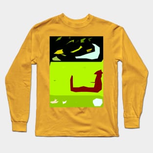 Ferret In The Field... Long Sleeve T-Shirt